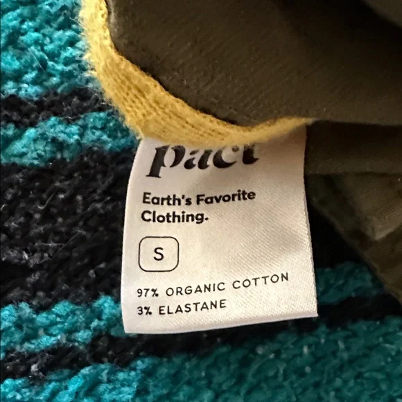 Pact Organic Cotton Daily Twill Drawstring Pants in Olive Green - Picture 8 of 11